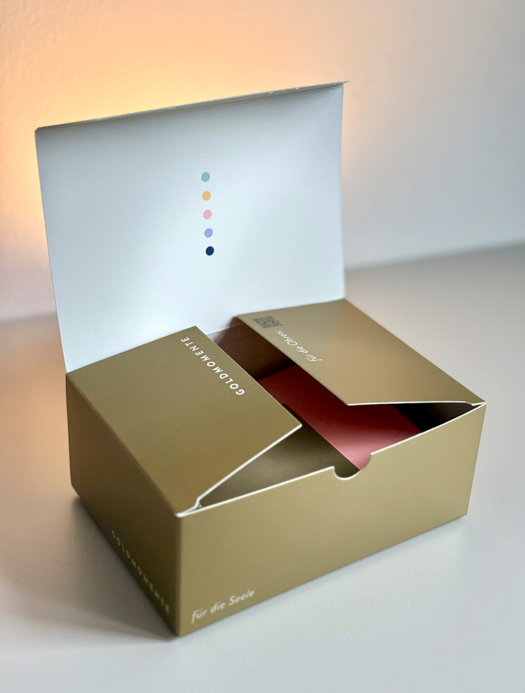 Kiosk der Kostbarkeiten Box Trostgold geöffnet